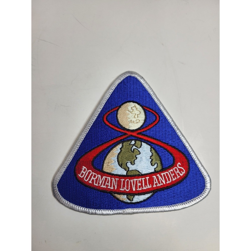 Willabee & Ward NASA Apollo 8 VIII Mission Patch Astronaut Moon Orbit Iron-On